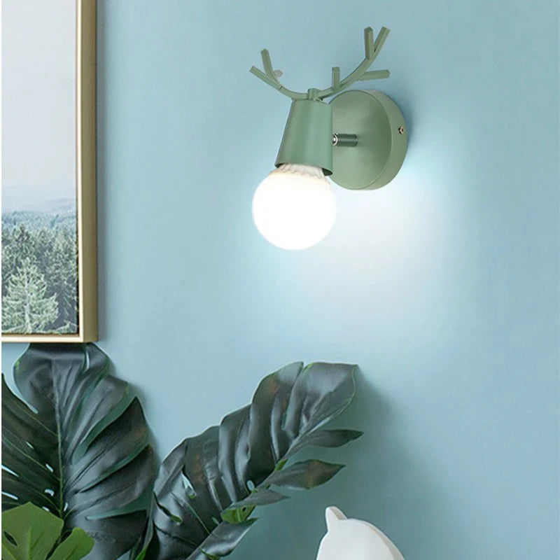 AntlerGlow - Macaron Antler Wall Lamp