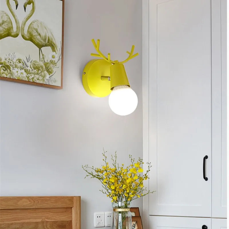 AntlerGlow - Macaron Antler Wall Lamp