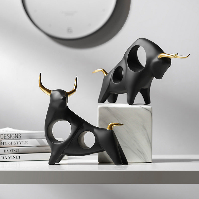 Karoh - Bull Figurines | Bold Artistic Home Décor Sculptures