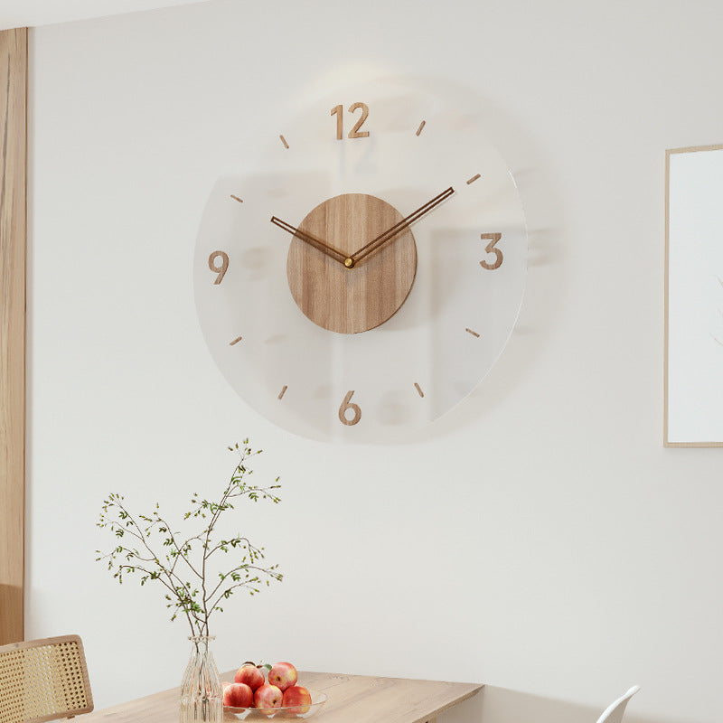 TimeWood - Nordic Stylish Solid Wood Wall Clock | Timeless design with natural elegance