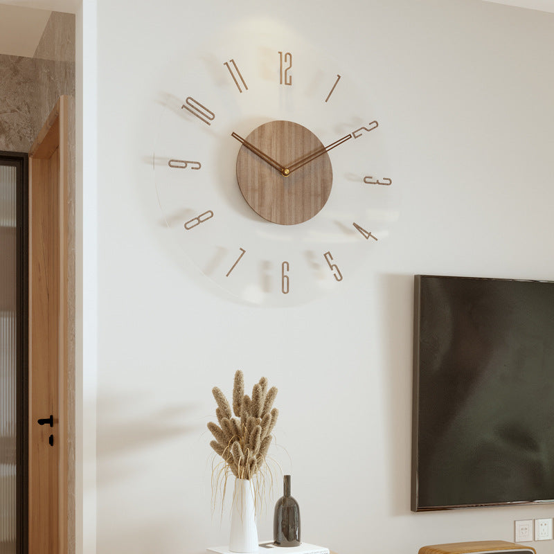 TimeWood - Nordic Stylish Solid Wood Wall Clock | Timeless design with natural elegance