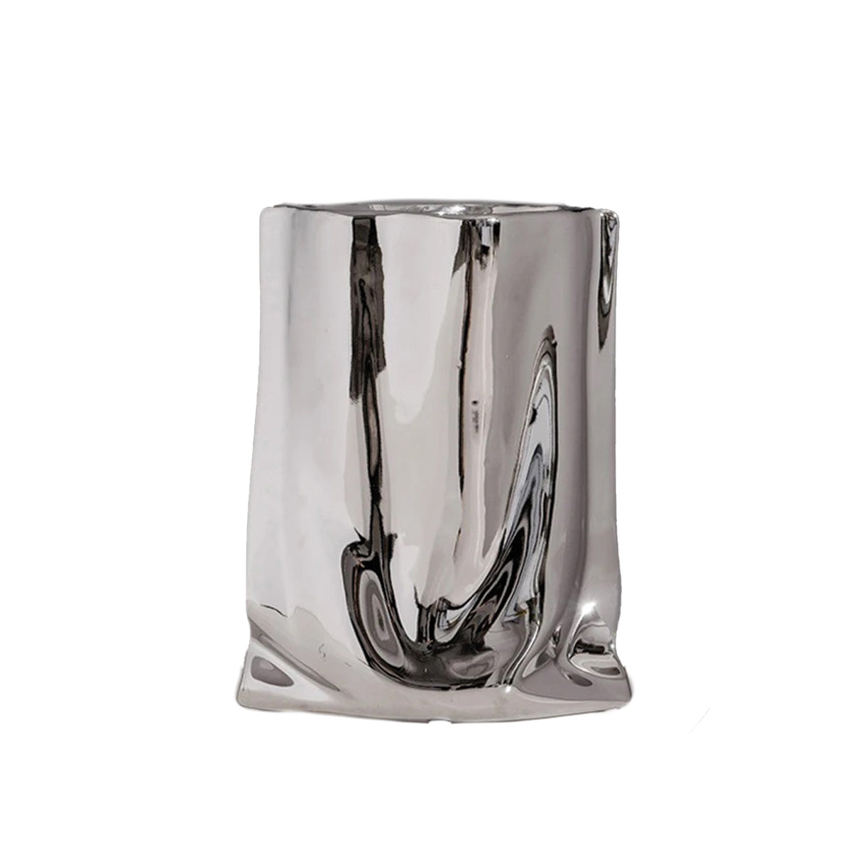 Pleated Flower Vase | Contemporary Decor, Ideal for Any Room