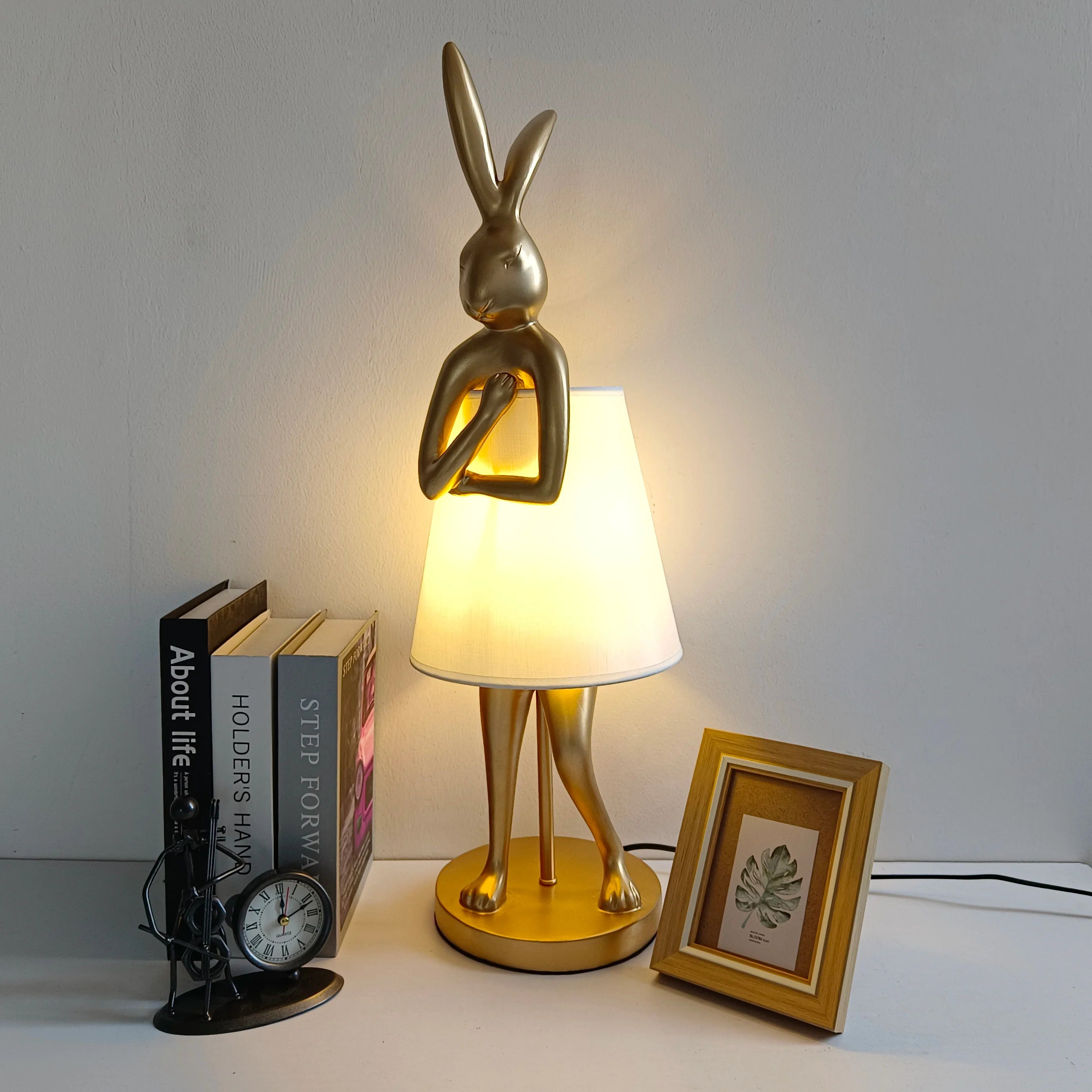 BunnyGlow - Rabbit Lamps Made of Resin