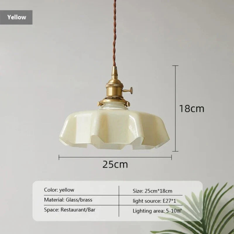 FrenchElegance - Brass Pendant Light