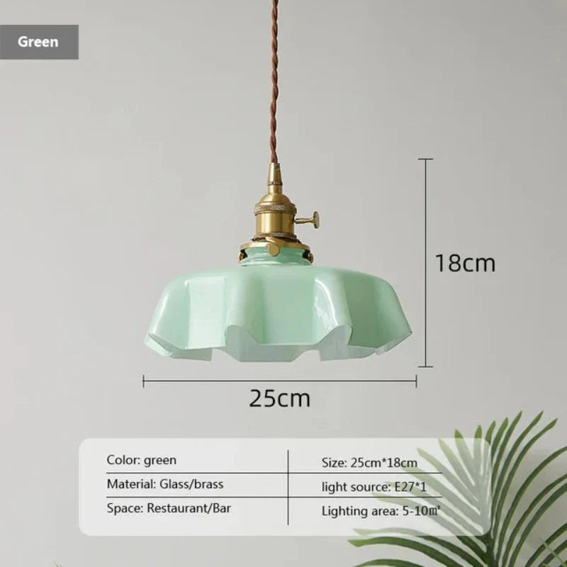 FrenchElegance - Brass Pendant Light