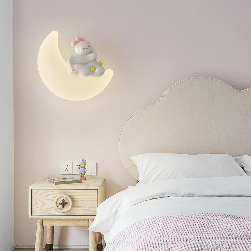 OpulentAura - Moon Wall Lamp