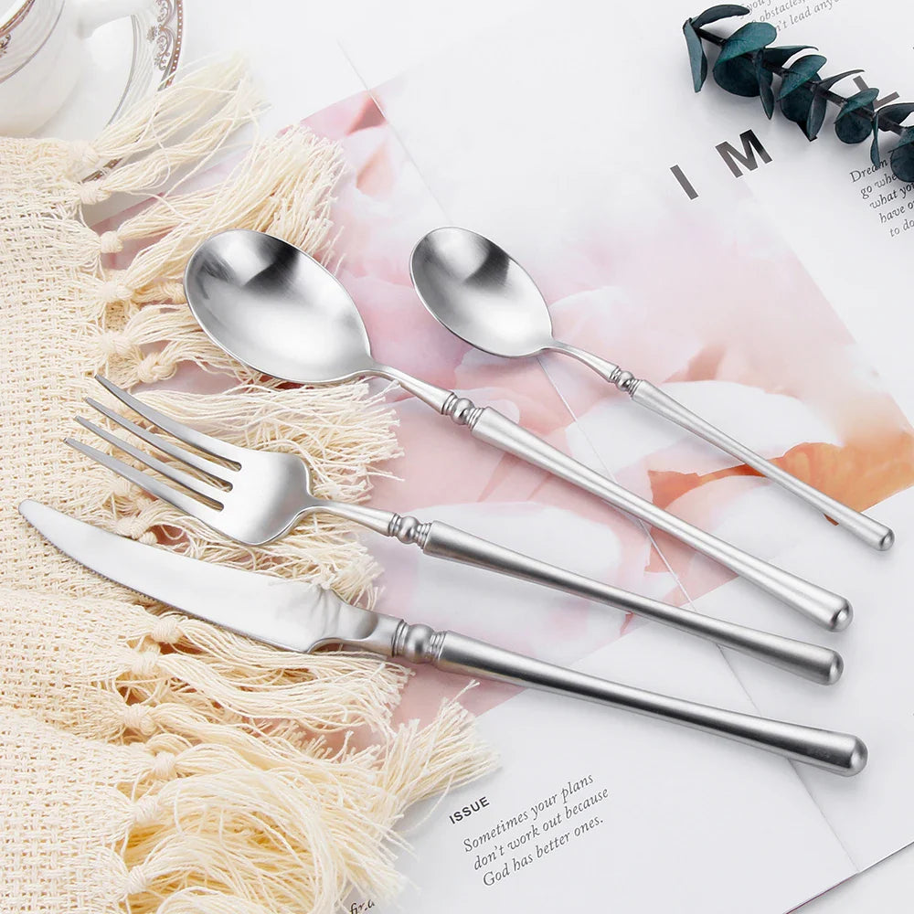 RegalMatte | Luxe Gold Matte Cutlery Set