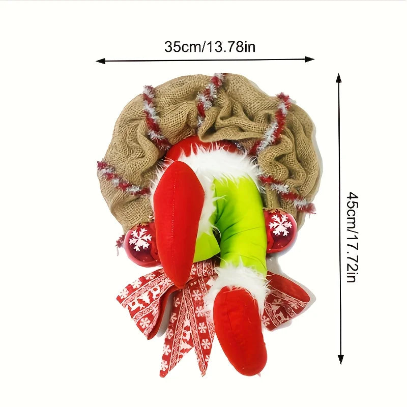 Elf Leg Wreath - Christmas Wreath with Elf Legs