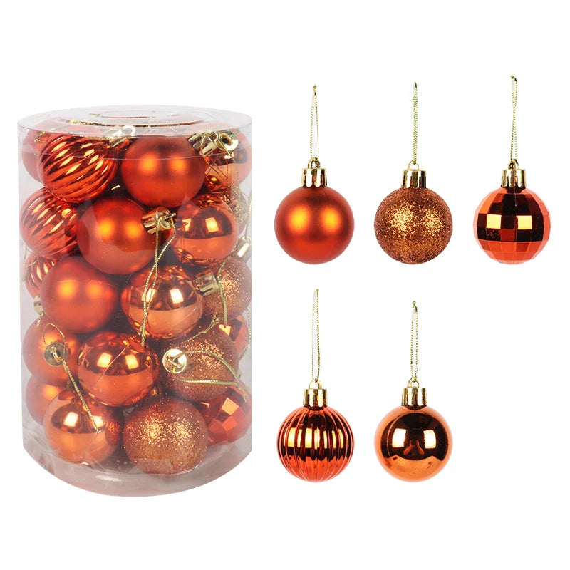 VibrantHoliday | Christmas Tree Bauble Ornament Set