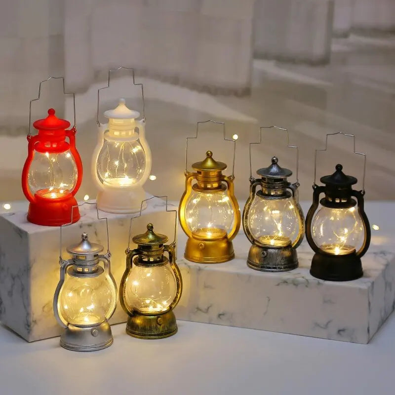 AntiqueAura | Battery-Powered Hanging Lantern