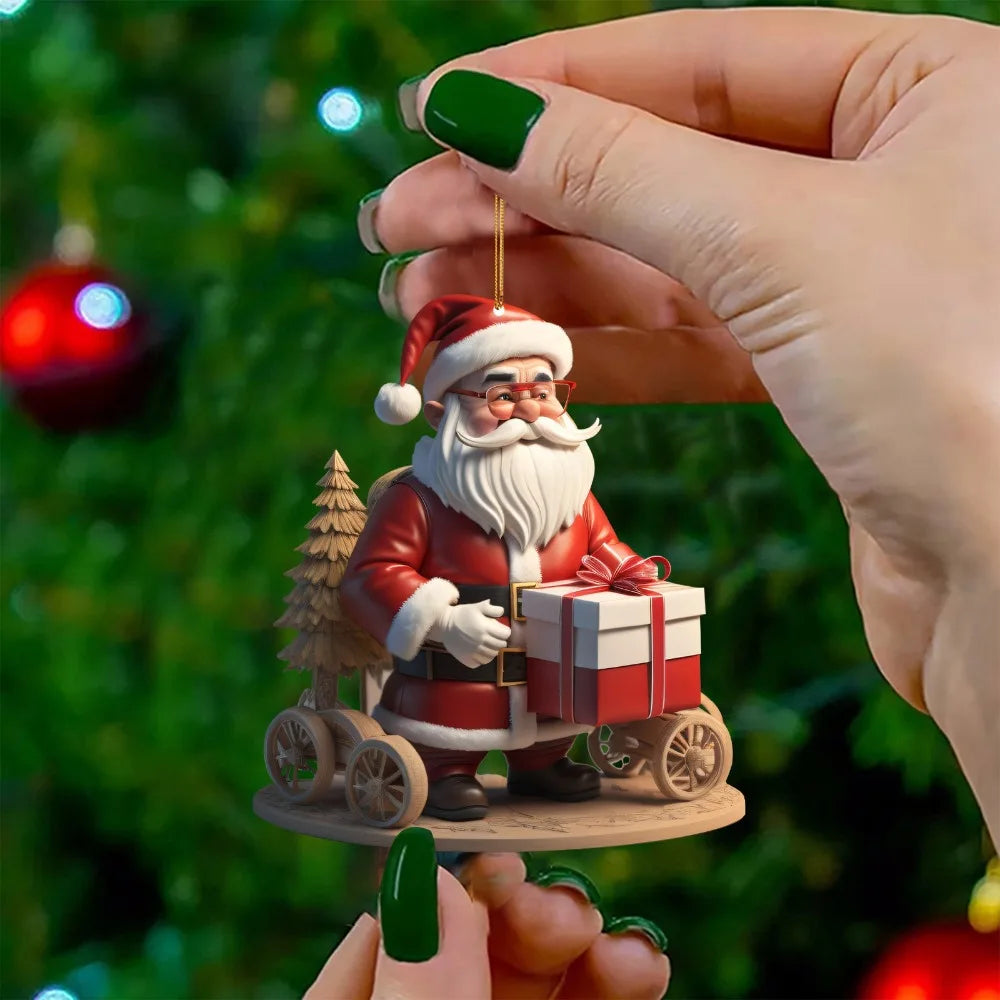 FestiveClaus | Santa Claus Hanging Christmas Ornament