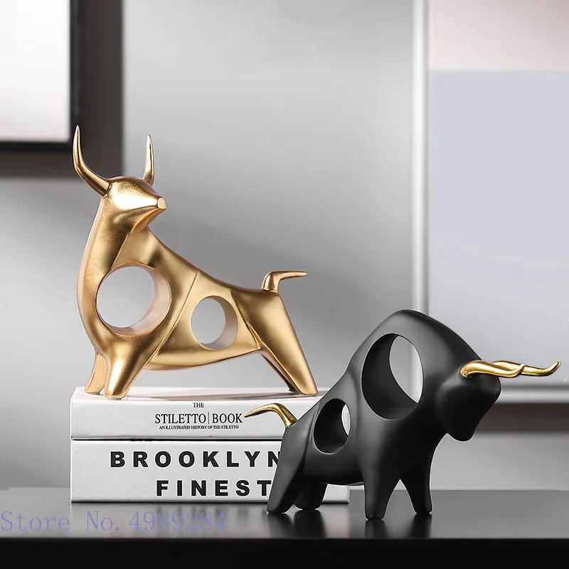 Karoh - Bull Figurines | Bold Artistic Home Décor Sculptures