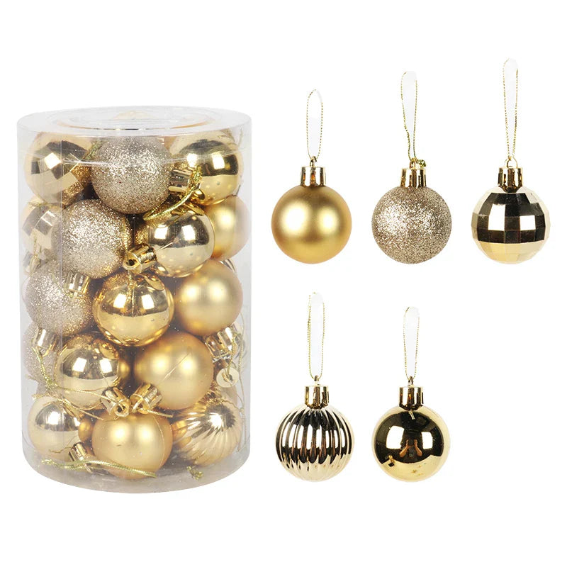 VibrantHoliday | Christmas Tree Bauble Ornament Set