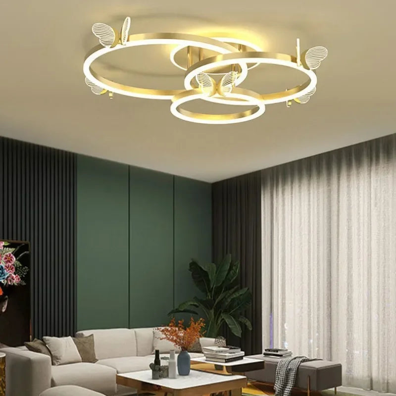 FlutterGlow | Butterfly Ceiling Light