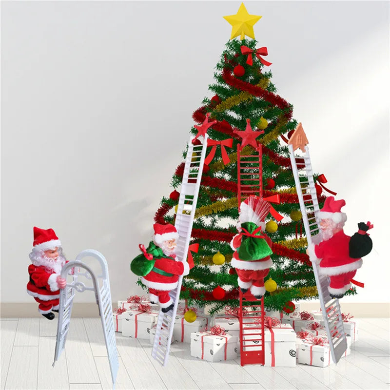 Santa Musical | Ladder Ornament