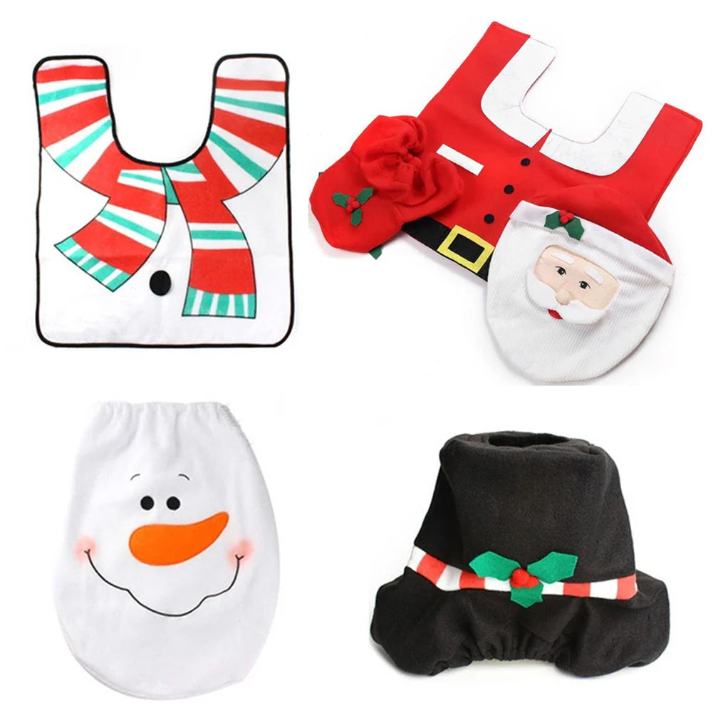 JollySanta | Toilet Seat Cover with Christmas Design