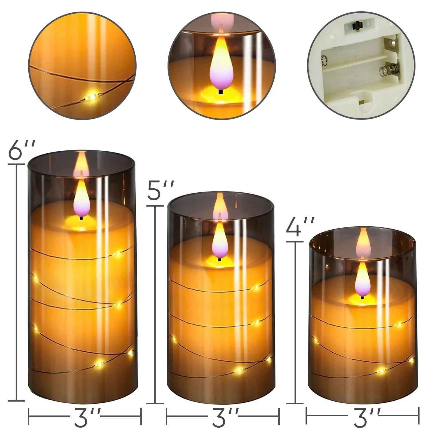 Flameflex - Flameless LED Candles with Realistic Effect