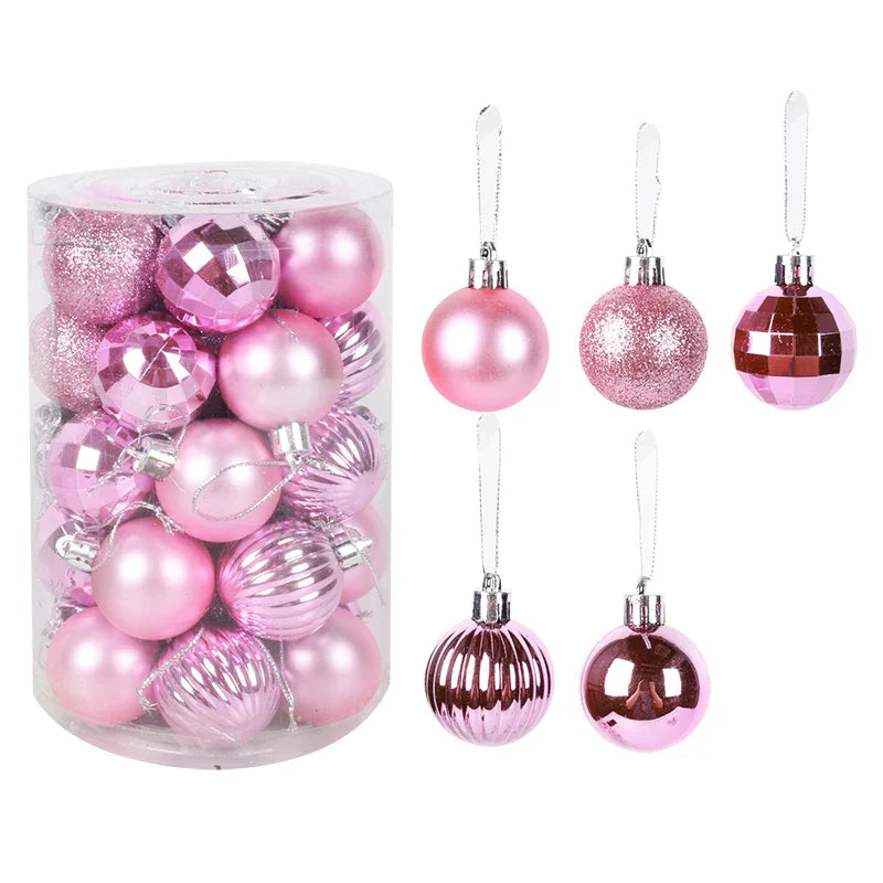 VibrantHoliday | Christmas Tree Bauble Ornament Set