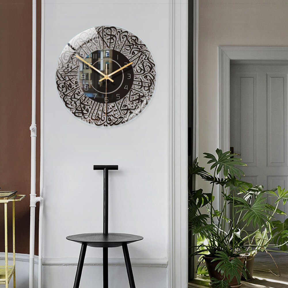 Islamiq - Stylish Islamic Wall Clock in Acrylic | A blend of tradition and modern elegance