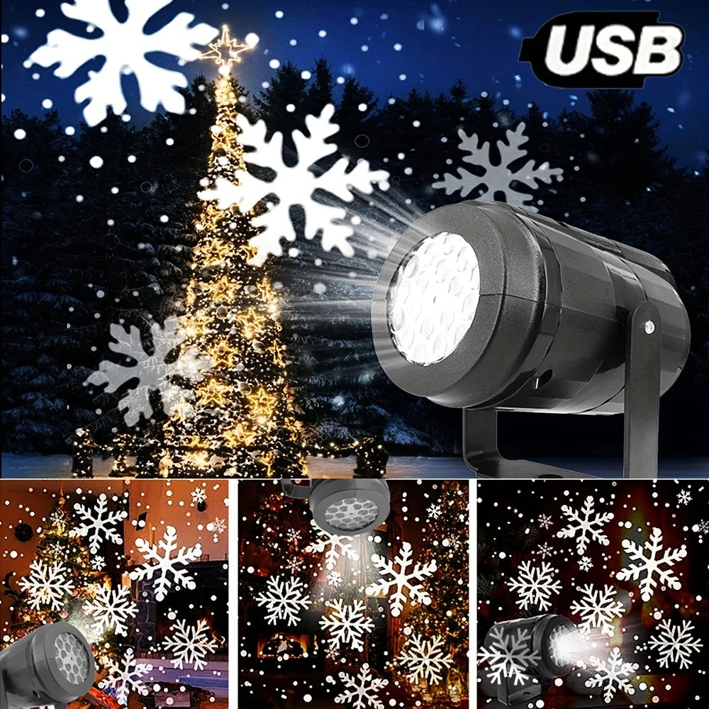 SnowflakeDream | USB Snowflake Projector