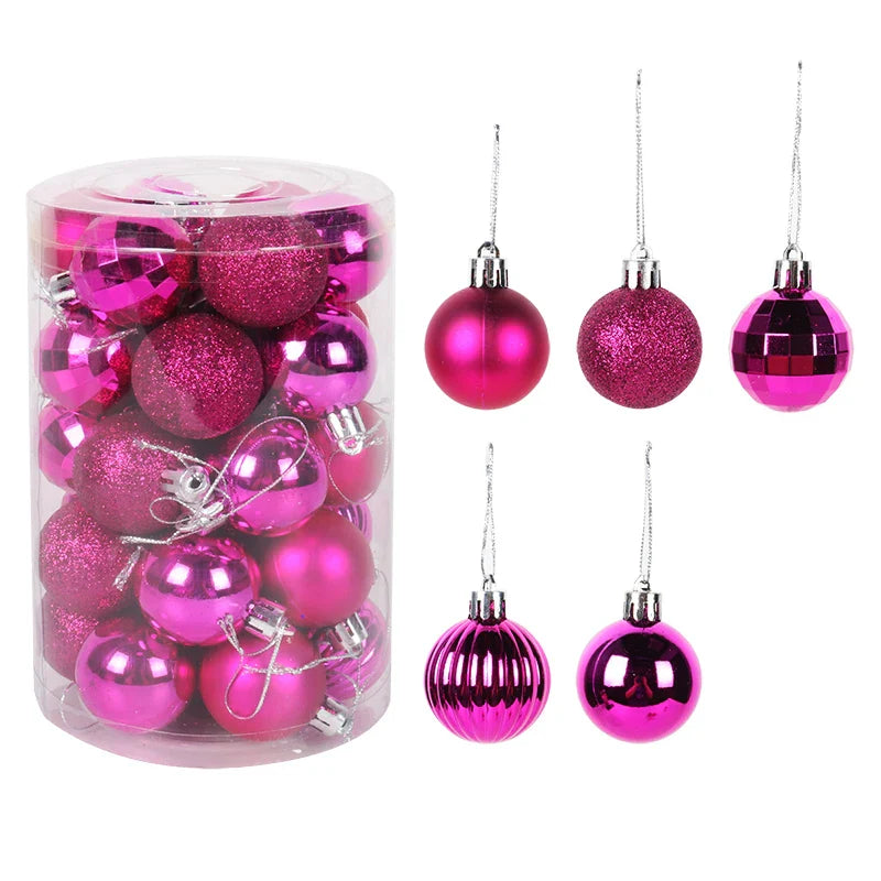 VibrantHoliday | Christmas Tree Bauble Ornament Set