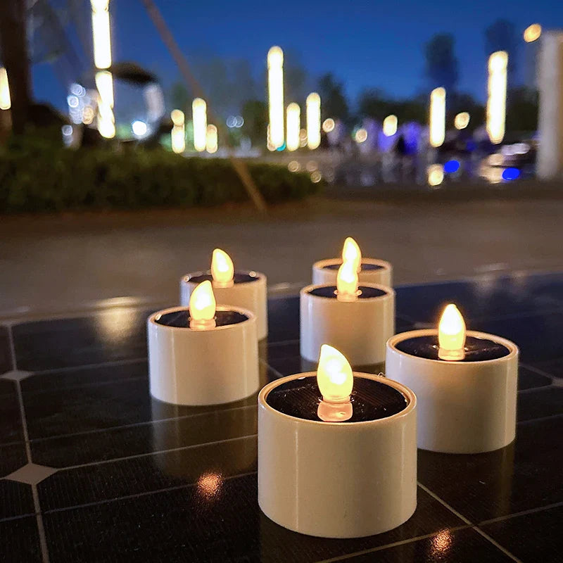 AmbianceFlicker - Solar Candles for Outdoor Decorations