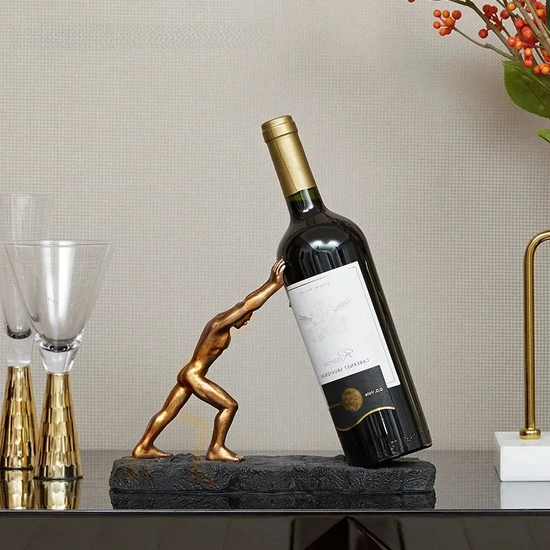 Atlas - Bronze Wine Holder | Elegant Timeless Wine Display Solution