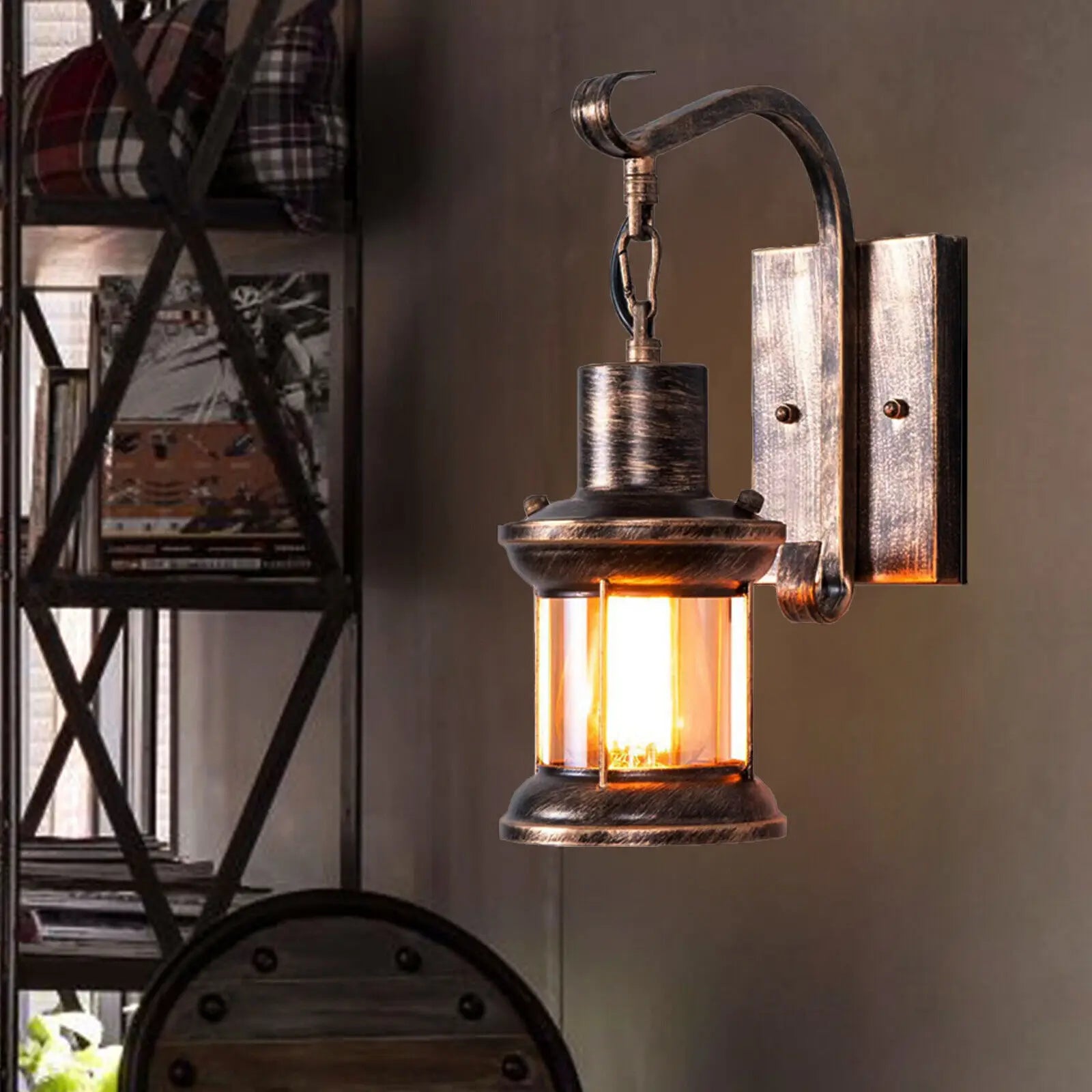 VintageCharm | Antique Wall Lamp for Loft and Interior Spaces