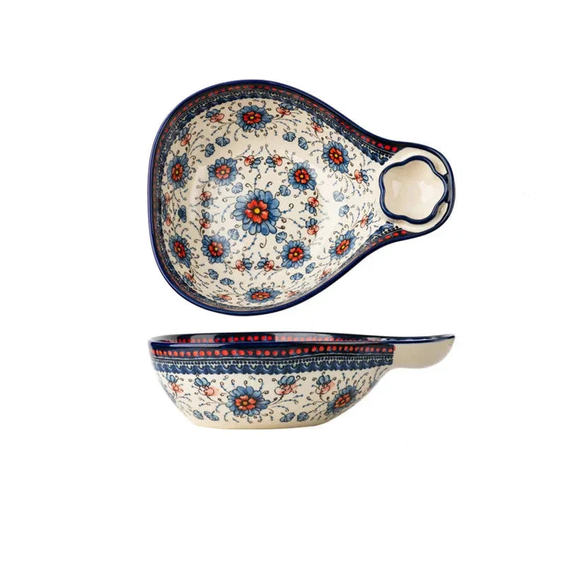 Tuscan Ceramic Bowl - Decorative Kitchenware | Elegant Functional Dining Solution