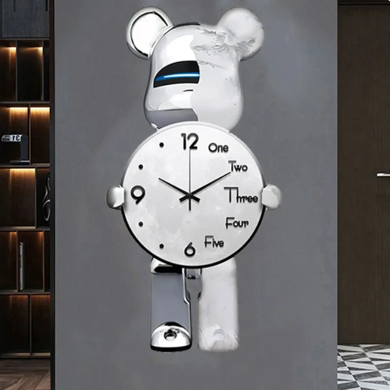 BearClock - Bright Cartoon Bear Bell