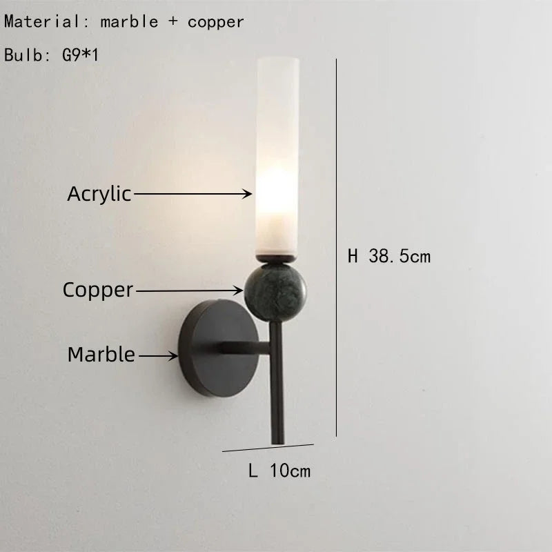 Marble Wall Lights | Modern LED Wall Sconces