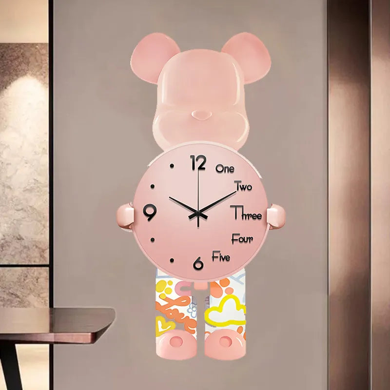 BearClock - Bright Cartoon Bear Bell