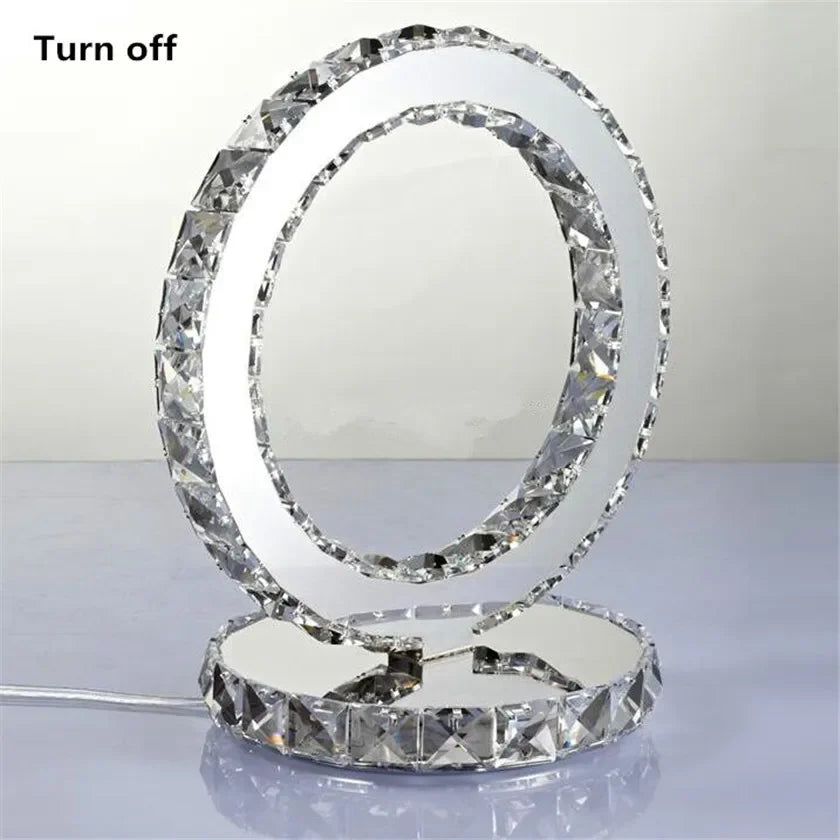 AmbientShine | Modern Crystal Table Lamp