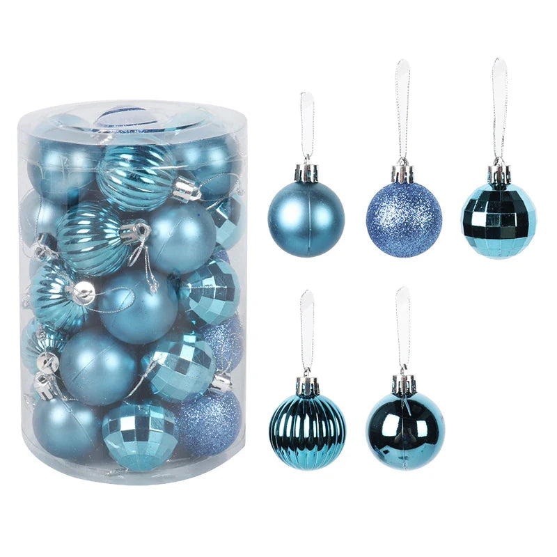 VibrantHoliday | Christmas Tree Bauble Ornament Set