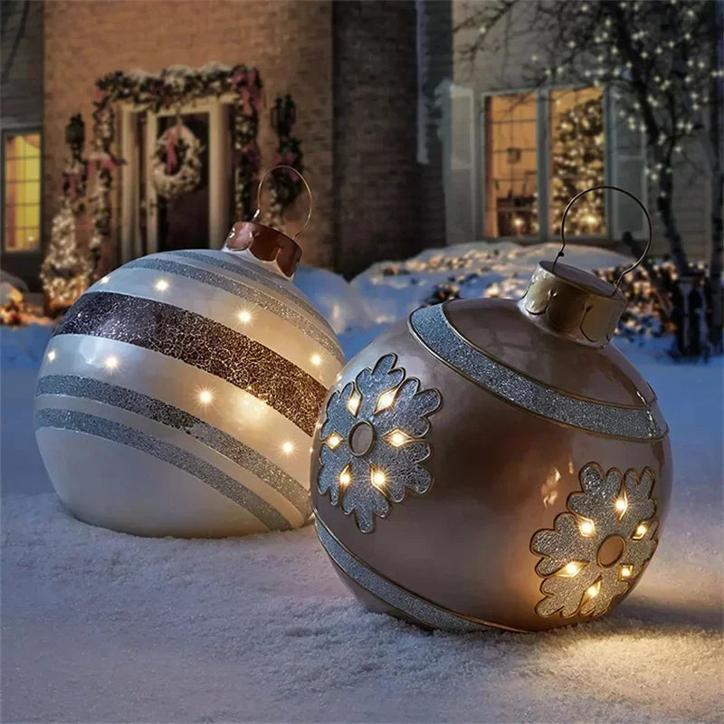 Outdoor Ornament | Huge Inflatable PVC Christmas Ball