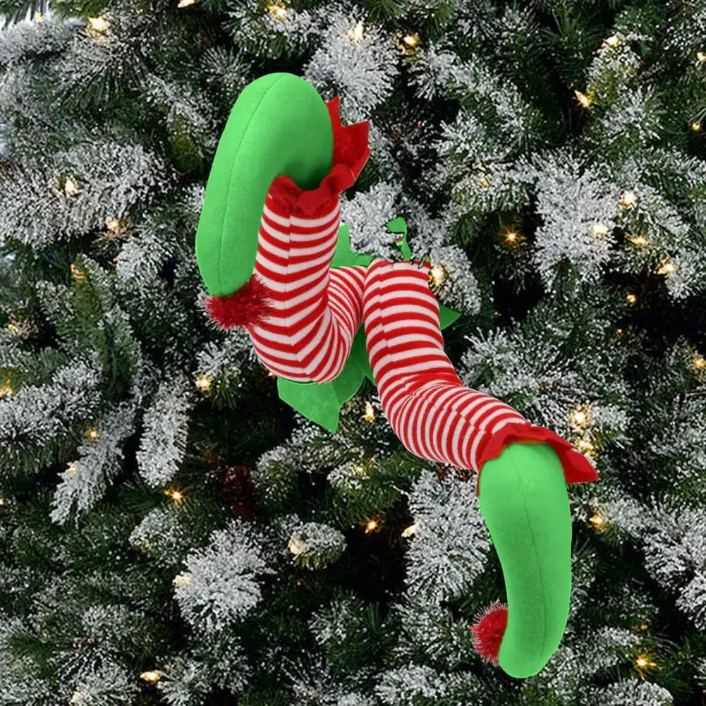 Elf Legs - Plush Elf Legs for Christmas Decorations