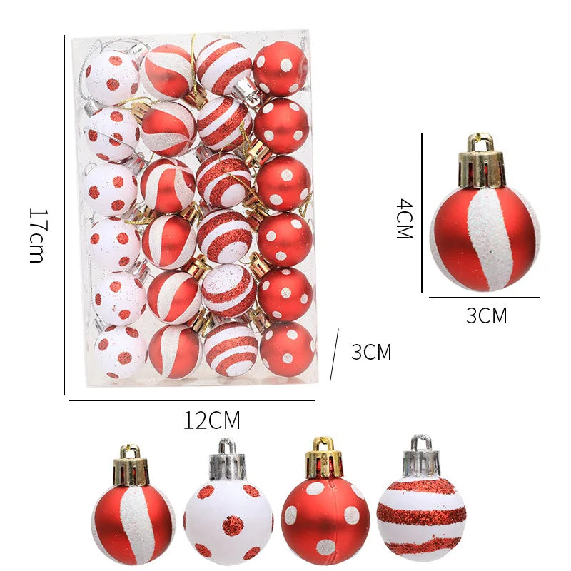 CharmingChristmas | Tiny Painted Christmas Ornaments