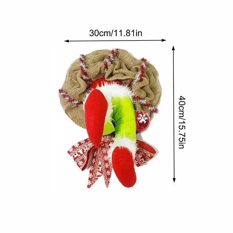 Elf Leg Wreath - Christmas Wreath with Elf Legs