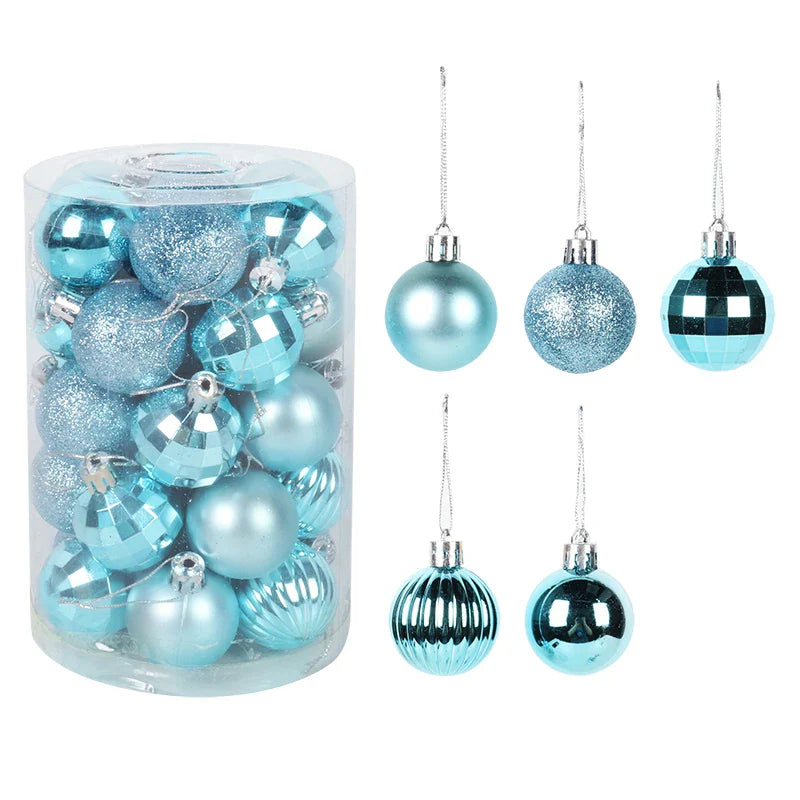 VibrantHoliday | Christmas Tree Bauble Ornament Set