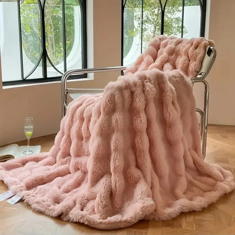 FurLuxe | Double-Sided Faux Fur Blanket