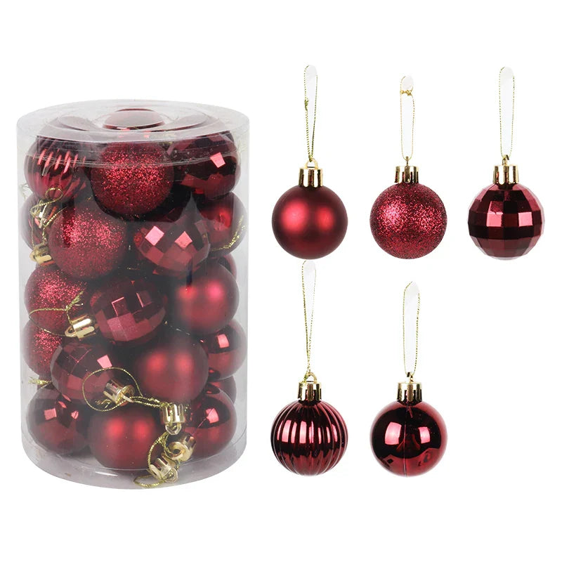 VibrantHoliday | Christmas Tree Bauble Ornament Set