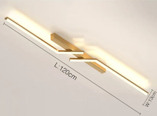 SleekGlow - Ceiling Light with LED Strip