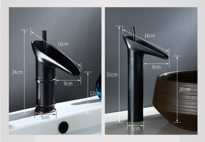 Antique Waterfall Bathroom Sink Faucet | Classic Elegance, Modern Comfort