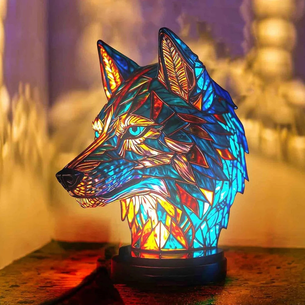 AnimalLustre | Animal Stained Glass Lamp