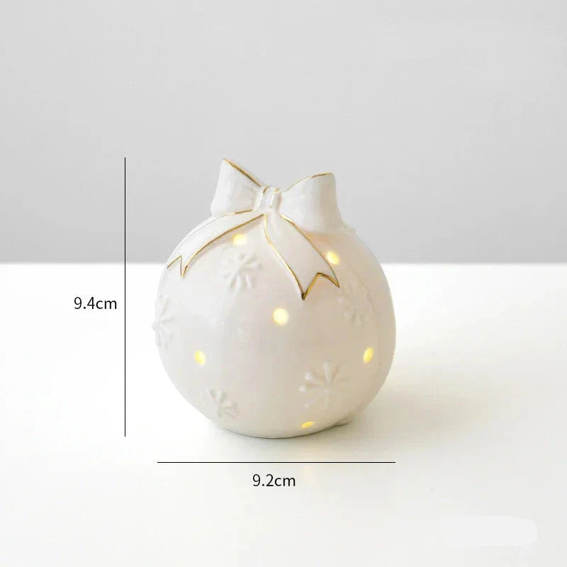 Snowman Glow - Ceramic Light-up Snowman