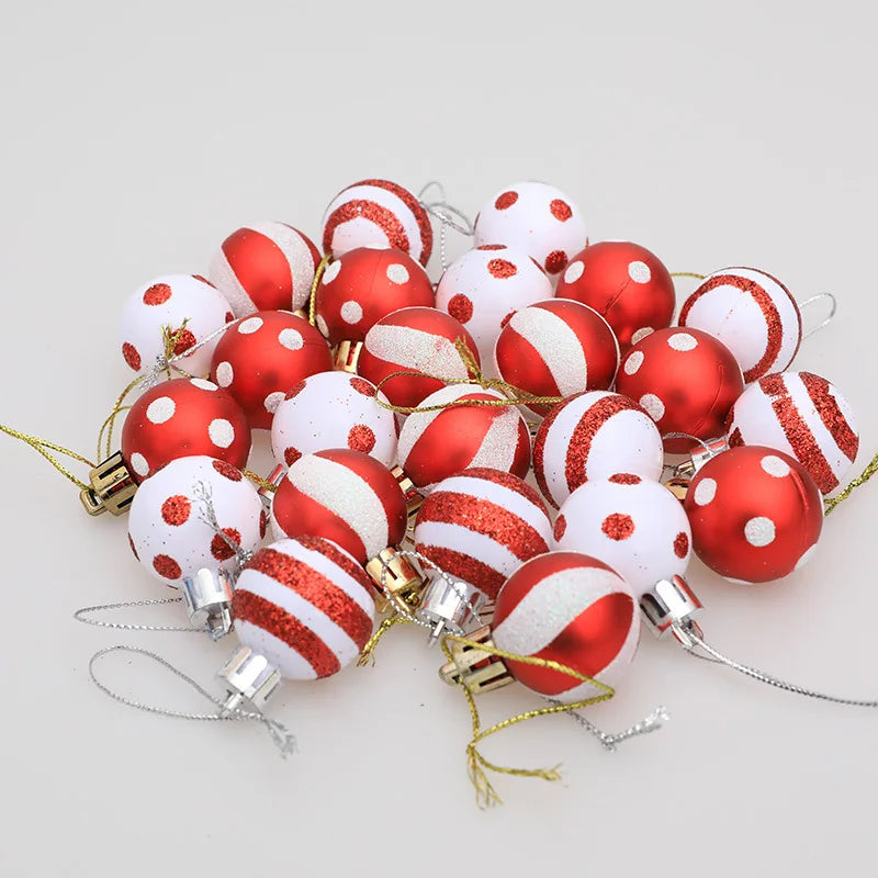 CharmingChristmas | Tiny Painted Christmas Ornaments