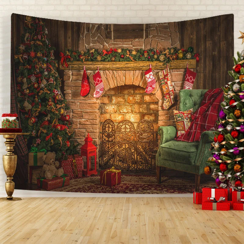 FestiveScape | Christmas Large Tapestry