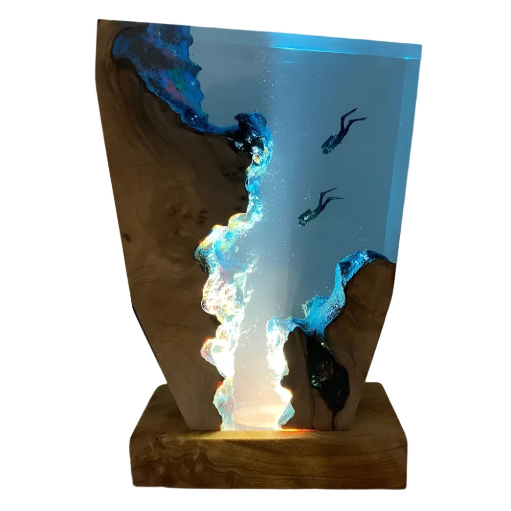 Ocean Krest - Soothing Night Light | Ambient LED Lighting for Peaceful Sleep