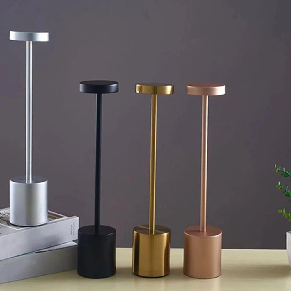 LoraGlow Desk Lamp | Metal, LED, Dimmable, USB Rechargeable