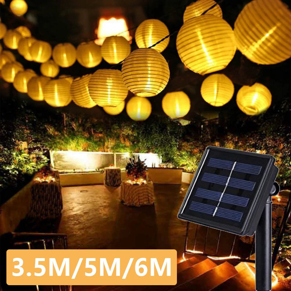 SunKissed - Solar Lantern String Lights